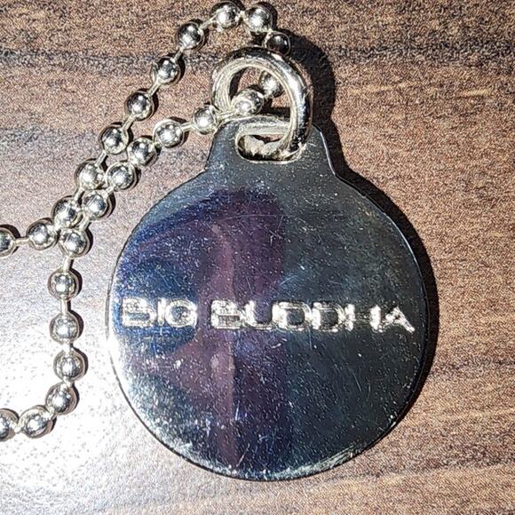 Big Buddha Snake Skin Foldover Whipstitch Metallic Clutch Purse - Picture 6 of 6